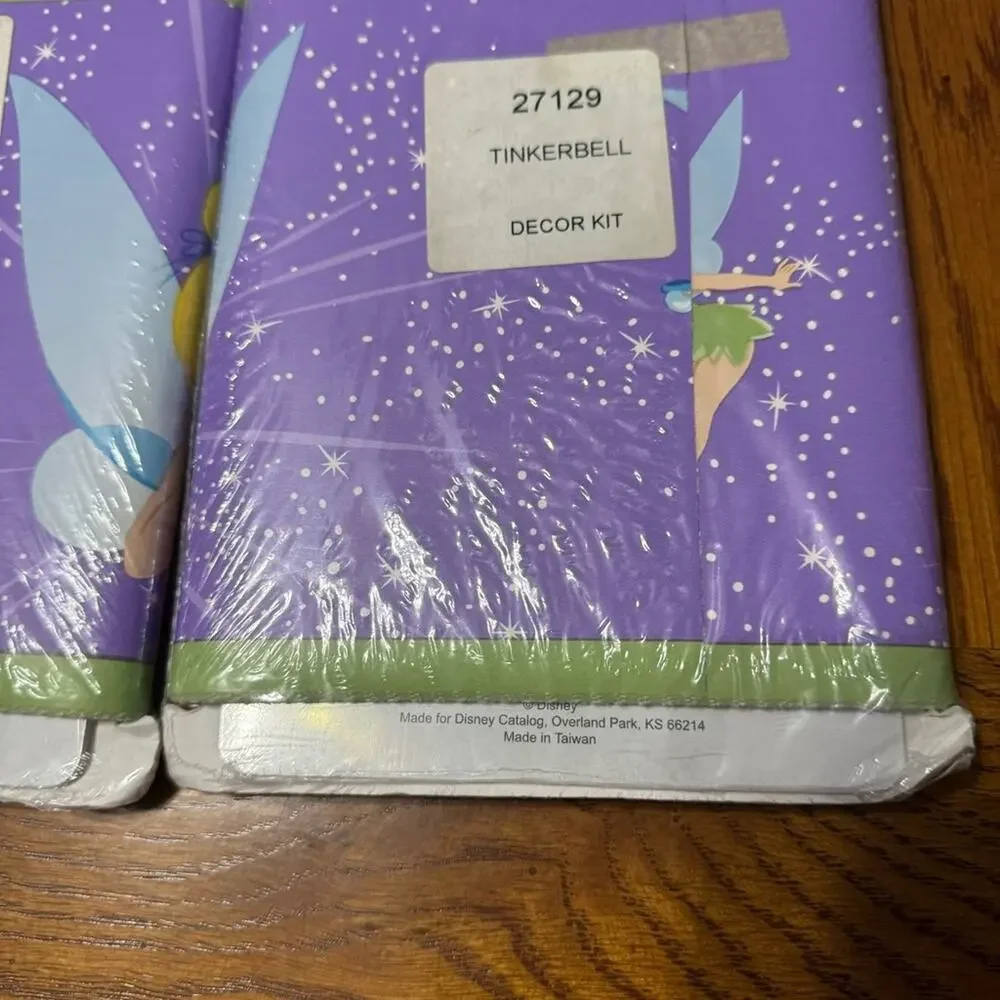 NEW Disney Tinkerbell Wallpaper Border LOT of 3 Pkgs Unopened PrePasted 15 Yards